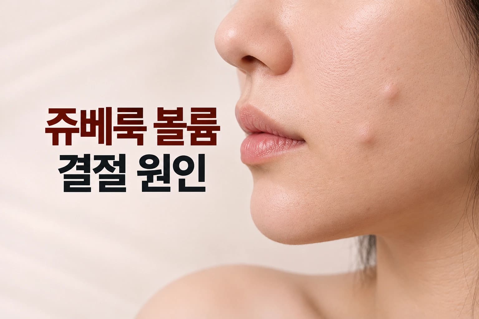 쥬베룩 볼륨 시술 후 피부에 발생할 수 있는 결절을 보여주는 썸네일